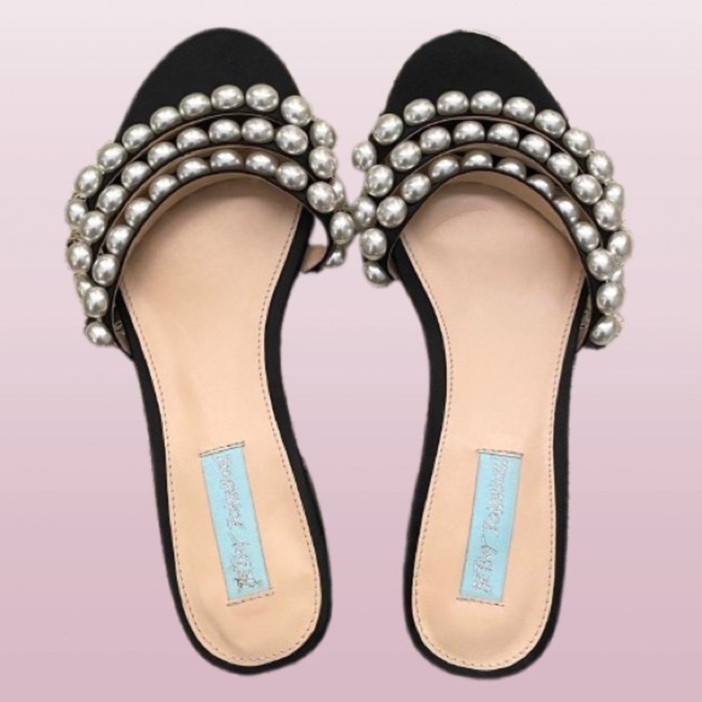 Betsey Johnson Pearl Sandals
